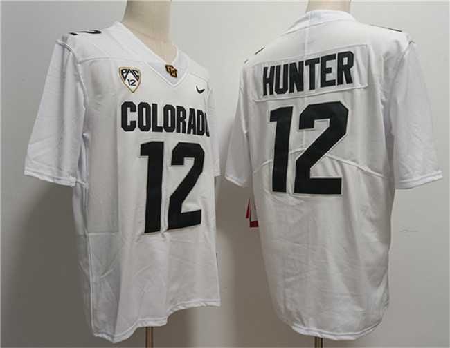 Men's Colorado Buffaloes #12 Travis Hunter White With PAC-12 Patch Stitched Football Jersey,We sell and wholesale Men's Colorado Buffaloes #12 Travis Hunter White With PAC-12 Patch Stitched Football Jersey on line form chian!